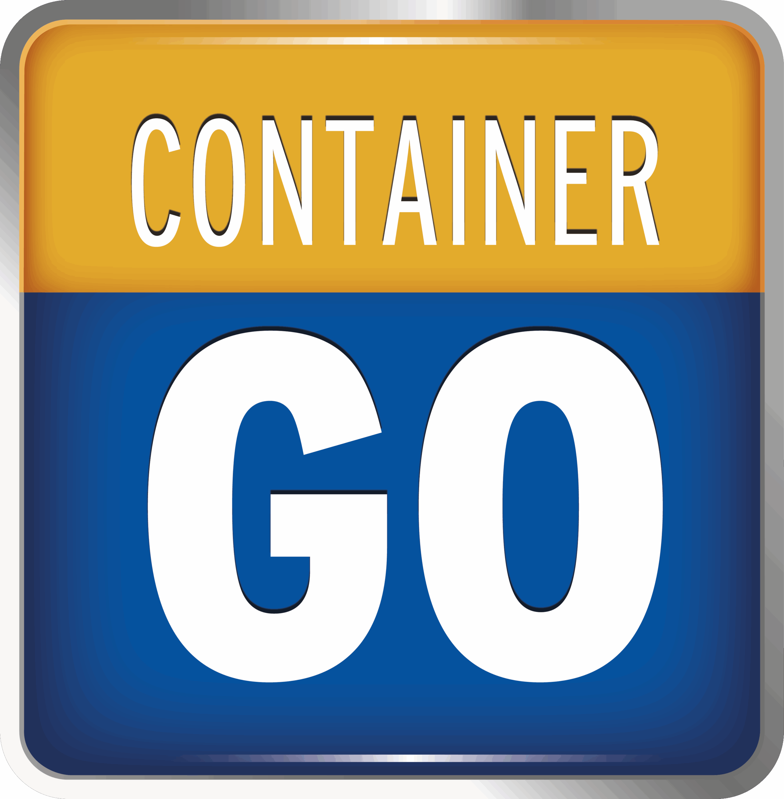 Logo von Container Go, das f&uuml;r effiziente Containerl&ouml;sungen steht.